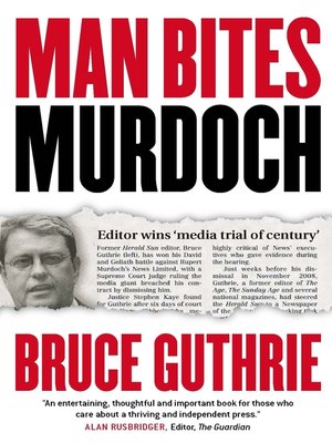 cover image of Man Bites Murdoch